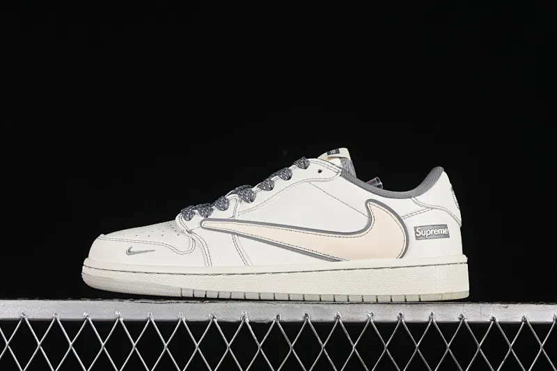 All categories Air Jordan Jordan series basketball shoes Air Jordan 1 Low High-end customized low-top sneakers Travis Scott x Fragment Design x Air Jordan 1 Low OG SP AJ1 Joe 1 Supreme joint-off-white reflective hook low-top cultural casual sneakers CH6336-011